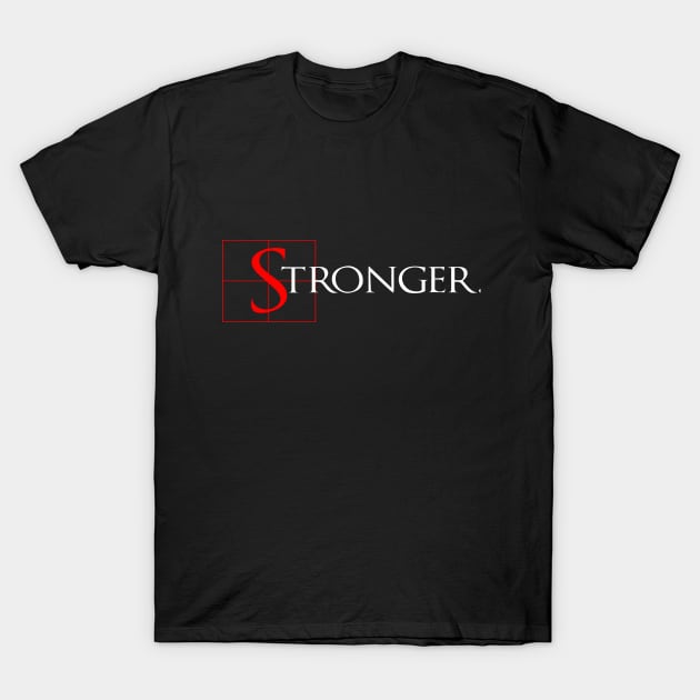 Stronger motivation quotes vintage graphics T-Shirt by studiokrk